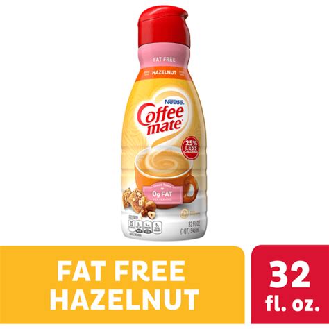 Nestle Coffee Mate Hazelnut Fat Free Liquid Coffee Creamer Creamers Fairplay Foods