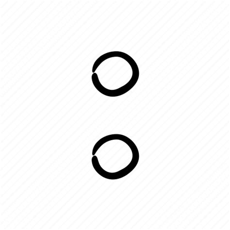 Colon Dot Dots Outline Symbol Icon Download On Iconfinder