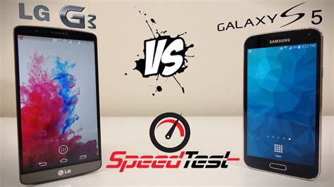 Lg G Vs Samsung Galaxy S Speed Test Youtube