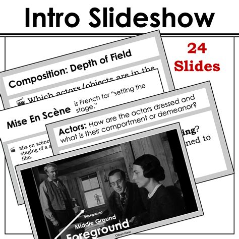 Mise En Scene Film Analysis For Any Movie Clip Or Movie Still Print And Digital Made By Teachers