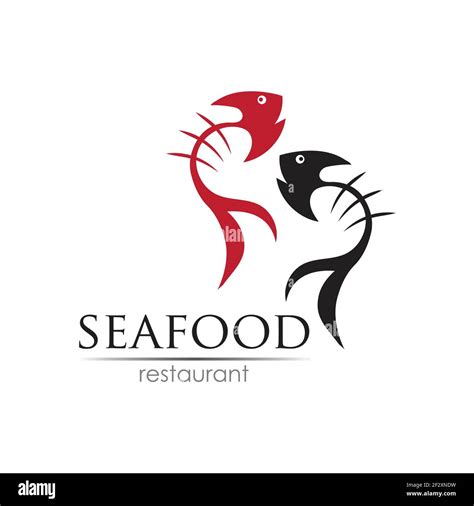 Seafood Restaurant Logo Design Fish Food And Beverage Logo Concept