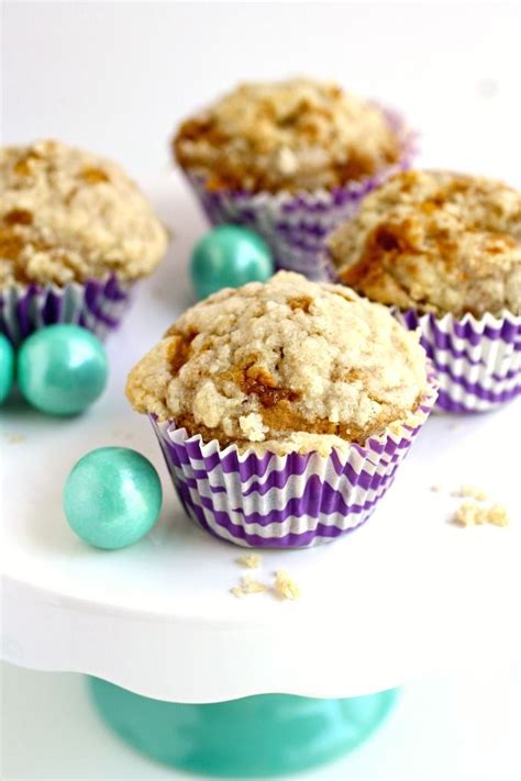 Caramel Banana Muffins With Streusel Topping Recipe Easy No Bake