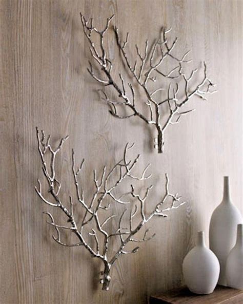 Tree Branch Twig Iron Wall Sculpture Art Decor Modern Global Views