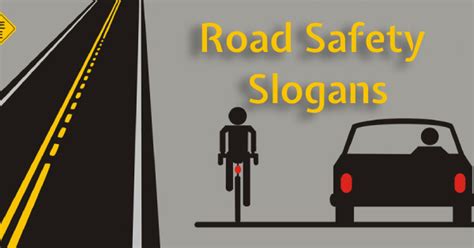 Slogans on road safety