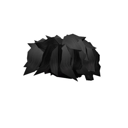 Surfer Black Messy Hair Roblox