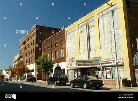 Wilkesboro Nc North Carolina Historic Downtown District Stock Photo