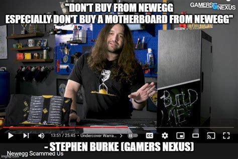 newegg | Newegg vs. Gamers Nexus Controversy | Know Your Meme