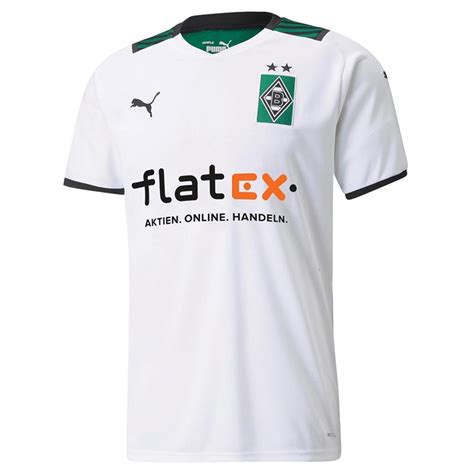 Puma Herren BMG Borussia Mönchengladbach Home Fußball Trikots Weiß