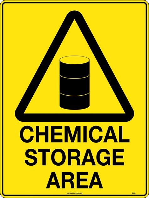 Chemical Storage Area | Caution Signs | USS