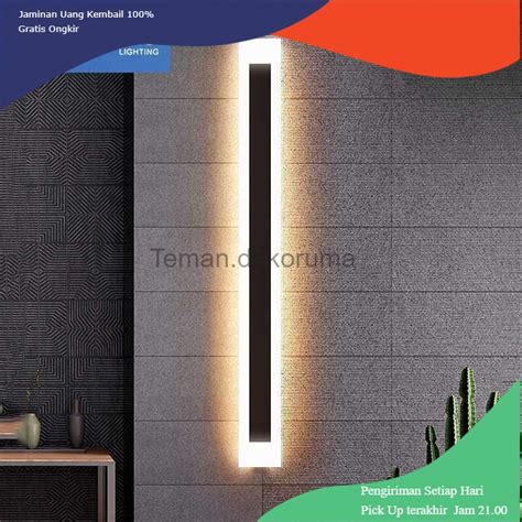 Jual Td Lmp Taffled Lampu Dinding Hias Outdoor Long Strip Led W