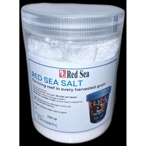 Jual Red Sea Salt Repack 730 Gr Gram Asw Garam Laut Marine Reef