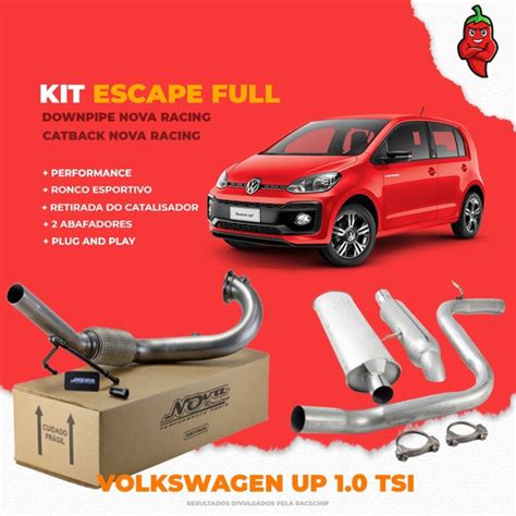 Kit Escapamento Full Vw Up Tsi Downpipe Catback Parcelamento