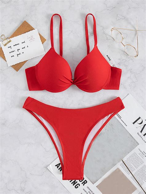 Slätt Bikini Set SHEIN SE