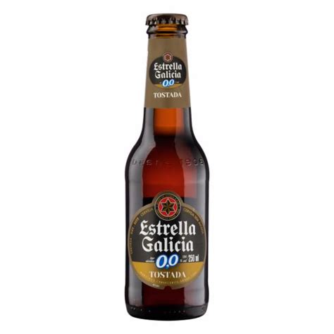 Cerveja Tostada Zero Lcool Estrella Galicia Garrafa Ml Delivery