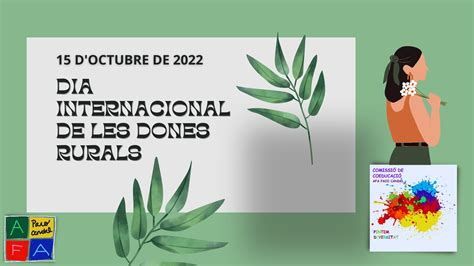 Dia Internacional De Les Dones Rurals Afa Paco Candel