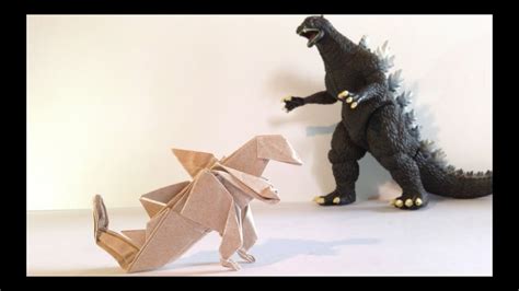 Godzilla Origami Tutorial Fold Your Own King Of The Monsters Easy