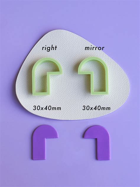 Arch Clay Cutters Polymer Clay Shape Cutter Sharp Cutters Etsy Australia