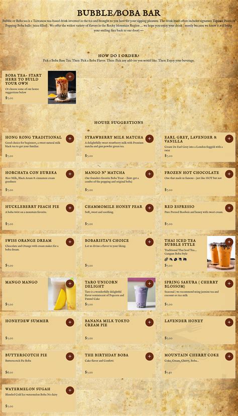 Menu - Eureka MT's Farmacy Food Truck | Sirved