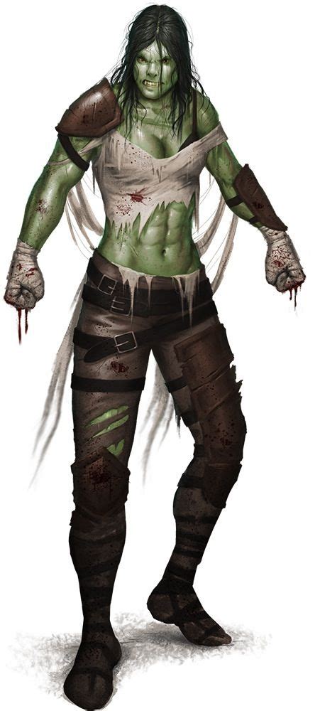 Pin By Ethan Cordray On Races Orcs And Half Orcs Female Orc