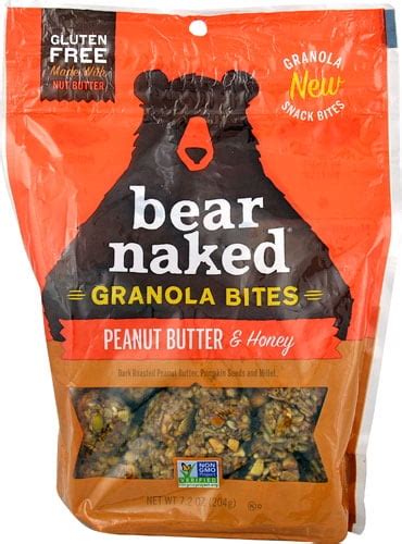 Bear Naked Granola Bites Gluten Free Peanut Butter Honey 7 2 Oz