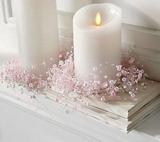 Set Of Cascading Pearl Candle Rings By Valerie Qvc Candles