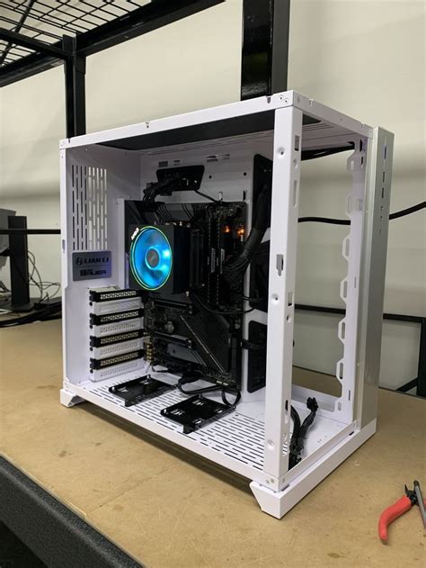 lian li pc  dynamic tempered glass mid tower case white artofit