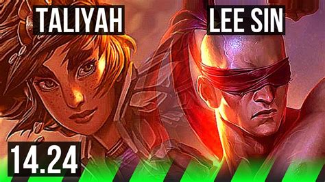 TALIYAH Vs LEE SIN JGL 2 1 9 KR Diamond 14 24 YouTube