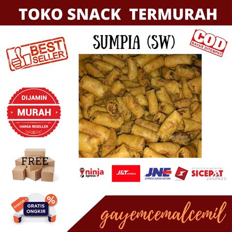 Jual Sumpia Udang 250gr 500gr Sumpia Lumpia Udang Cemilan Kulit Lumpi