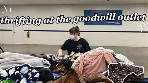 Thrift With Me At The Goodwill Outlet Bins Try On Haul Ft Dossier Youtube