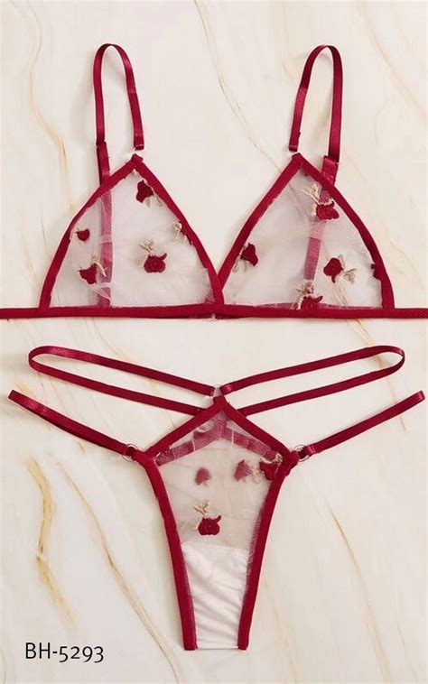 Секси Проѕирен Црвен Комплет Големина S XXX SEX SHOP LIBIDO