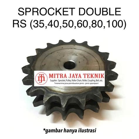 Jual Sprocket Gear Double Rs X T Sprocket Rantai Gigi Di