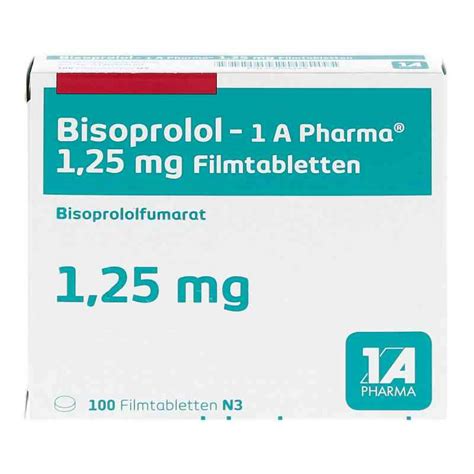 Bisoprolol A Pharma Mg Filmtabletten Stk