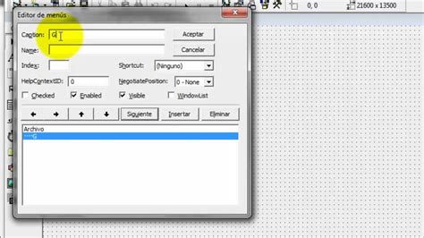 Crear un menú en Visual Basic YouTube