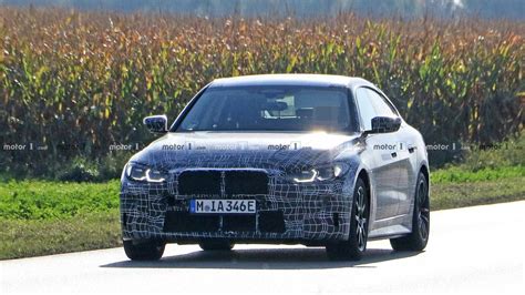 Bmw I4 Spied Wearing Some Production Spec Parts Carsradars
