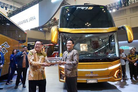 PO Harapan Jaya Perkenalkan Dua Bus Double Decker Mewah Di GIIAS 2024