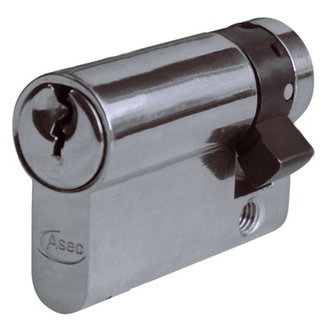 Asec Euro Half Cylinder With Adjustable Cam 5 Pin