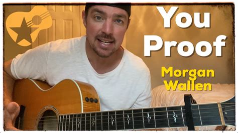 You Proof Morgan Wallen Beginner Guitar Lesson Youtube