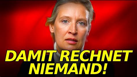 BLITZMELDUNG Weidel Sagt UNFASSBARES YouTube