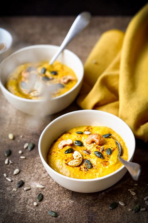 Velout De Courge Butternut R Tie Carottes Et Coco Recette Soupe