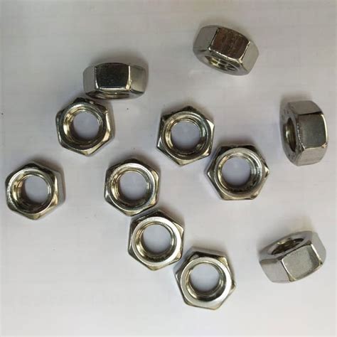 SSF Hexagonal Stainless Steel Hex Nut Thickness 8MM Size M10 At Rs