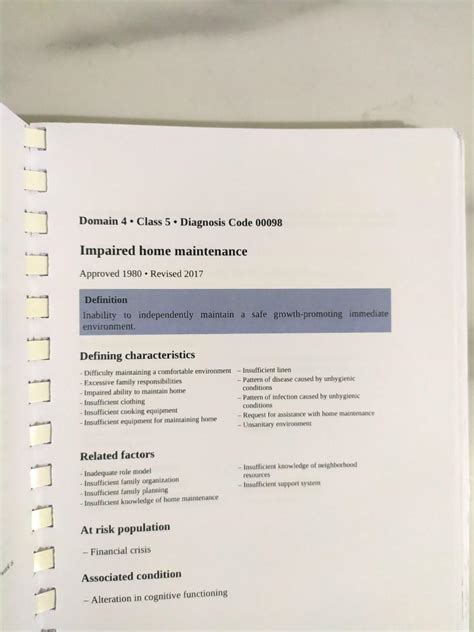 Nanda International Nursing Diagnoses Definitions And Classification 2018 2020 11th Edition