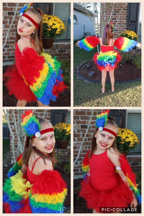 Macaw Parrot Costume DIY Parrot Costume Tutu Costume Halloween