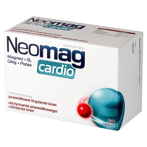 Neomag Cardio 50 Tabletek Dla Dorosłych Witaminy I Minerały Allecco Pl