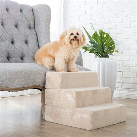 Zinus 3 Step Foam Pet Stairs Caring For A Senior Dog