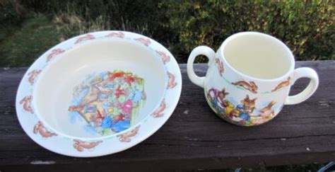 Royal Doulton Bunnykins Bone China Bowl Double Handled Cup Ebay