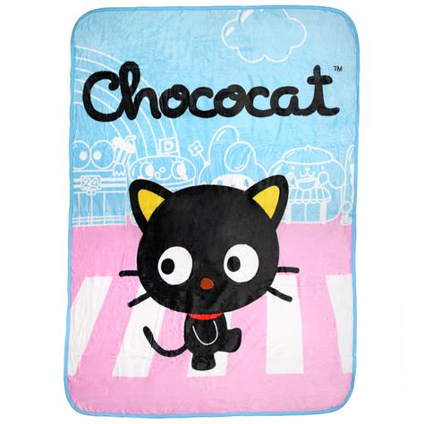 Hello Kitty And Friends Chococat Character Soft Fleece Plush Throw Blanket