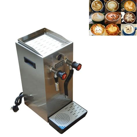 Intbuying Commercial Milk Frother Multi Purpose Full Auto Steam Boiling