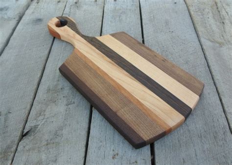 Items Similar To Wood Cutting Board With Handle On Etsy