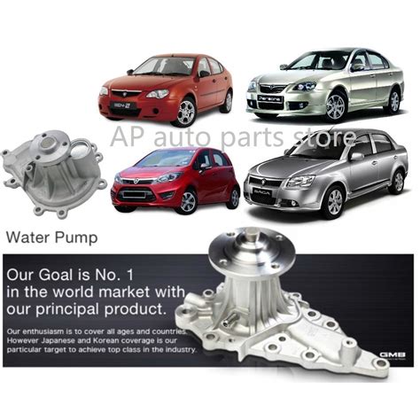 Gmb Water Pump Proton Gen Persona Waja Satria Gwm Aw