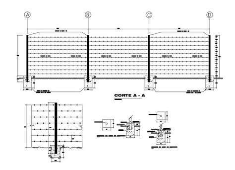 Bay Window Elevation Plan And Section Structure Details Dwg File Cadbull